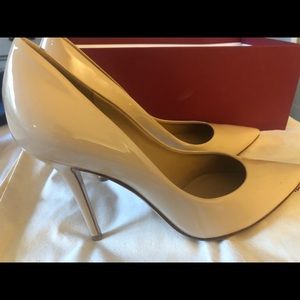 Nude Ferragamo Heels